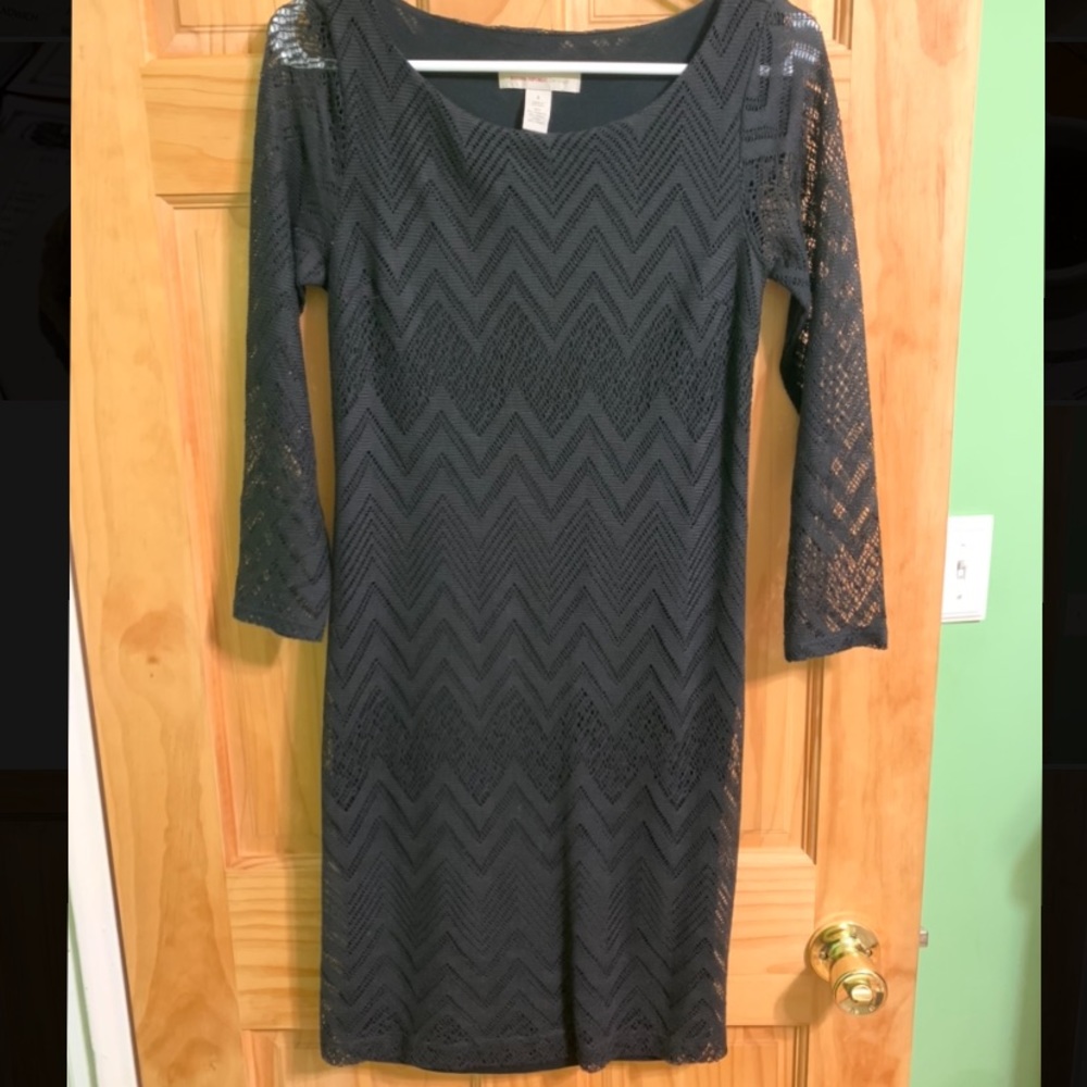 Banana Republic Black knit dress size 4